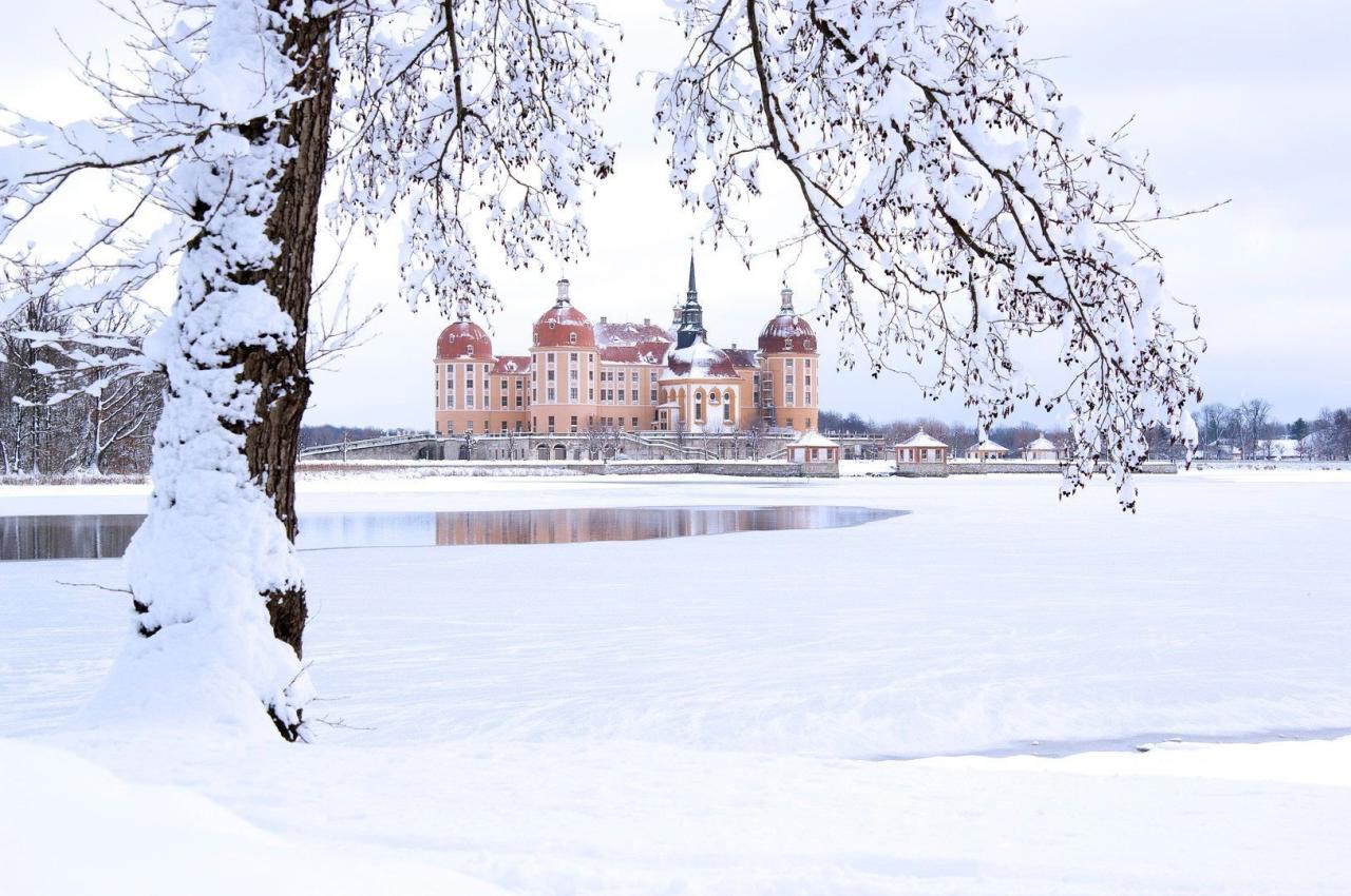 Advent na zámku Moritzburg a pevnosti Königstein z Mladé Boleslavi