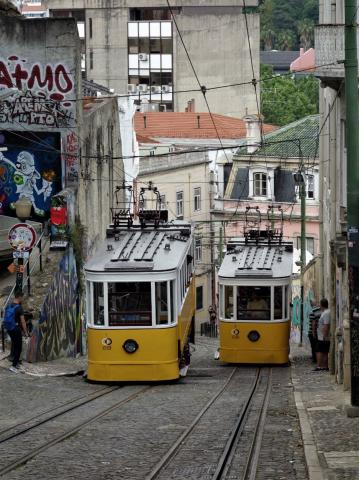 Proslulé žluté tramvaje v Lisabonu