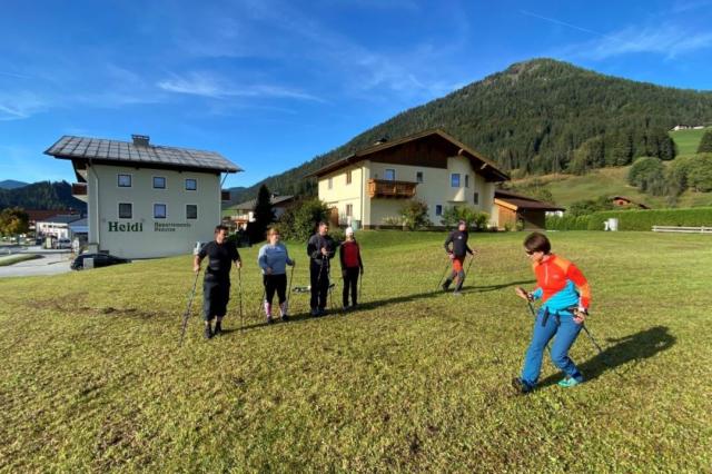 Nordic walkingový odraz