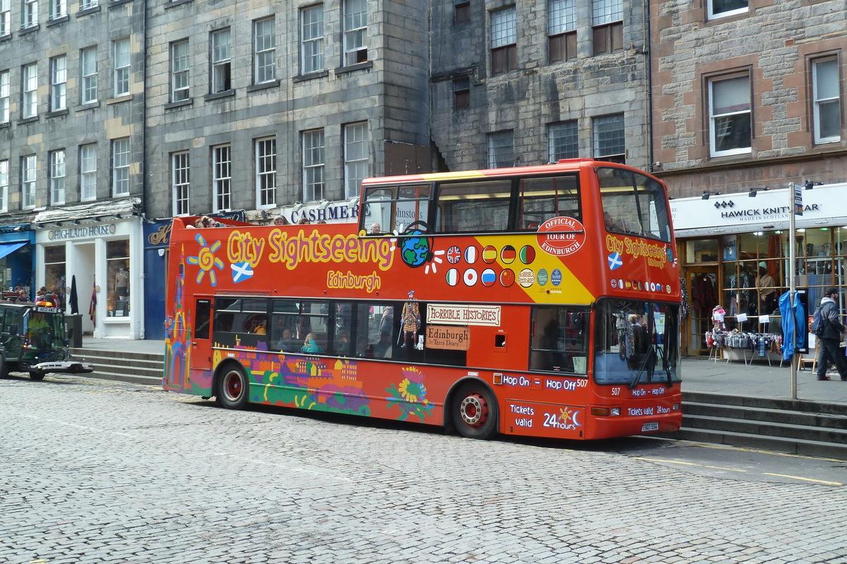 Double decker v Edinburghu